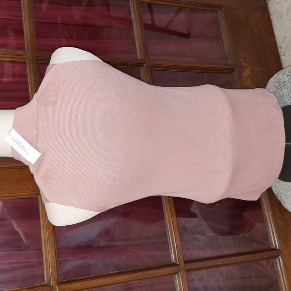 BANANA REPUBLIC Sweater Knit Sleeveless Mockneck Tunic - Picture 5 of 7